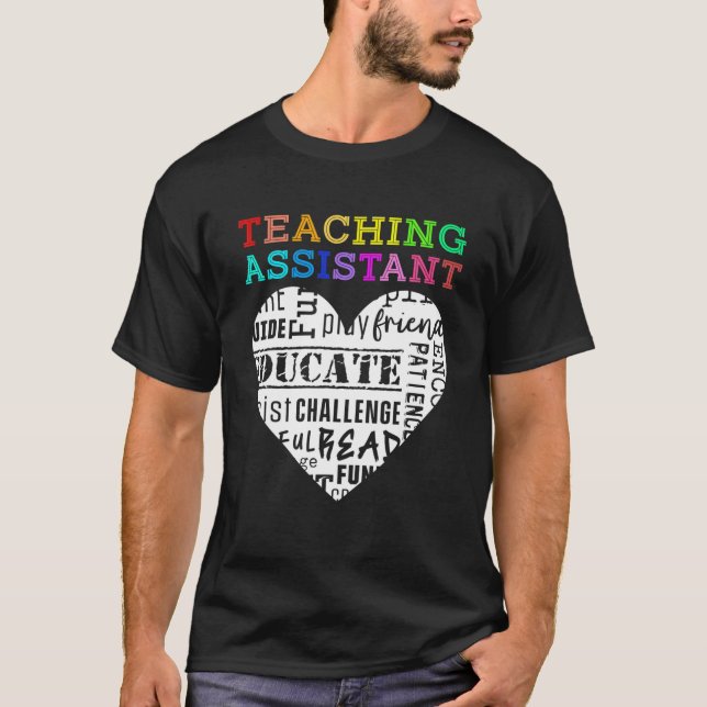 Teaching Assistant Teacher Appreciation T-Shirt (Front)