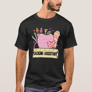 Teaching Assistant Valentine S Day Teacher Frame T-Shirt