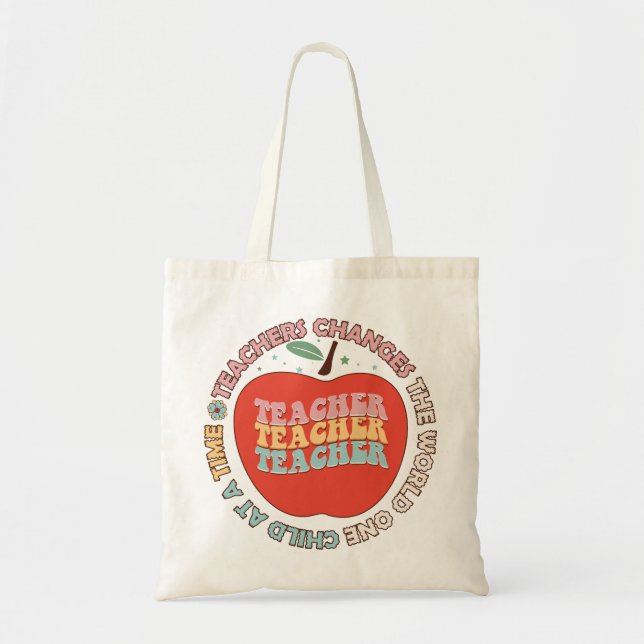 Teaching Can Change The World  Tote Bag (Front)
