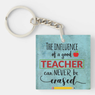 Teaching Can Never Be Erased Key Ring