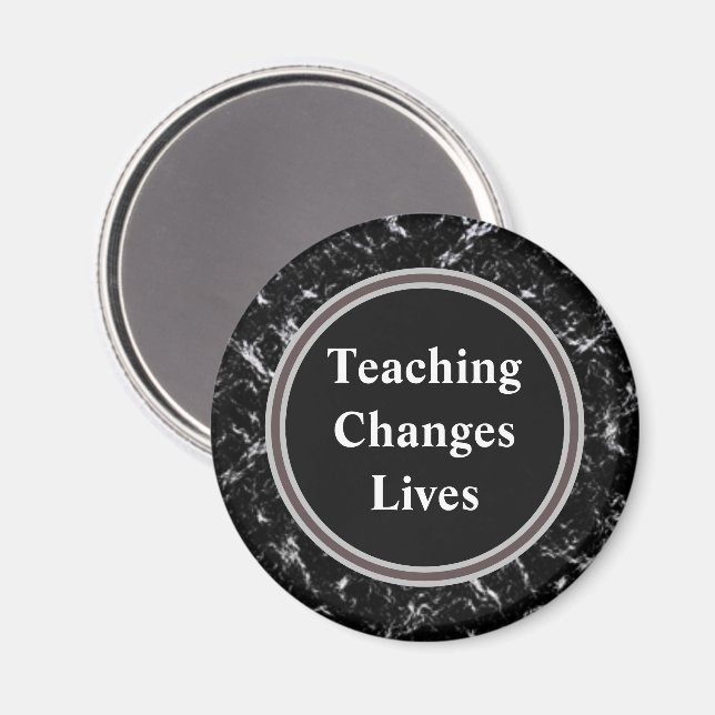 Teaching Changes Lives Teacher Appreciation Magnet (Front/Back)