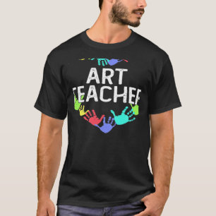 Teaching Future Artists Retro Teacher Back to scho T-Shirt