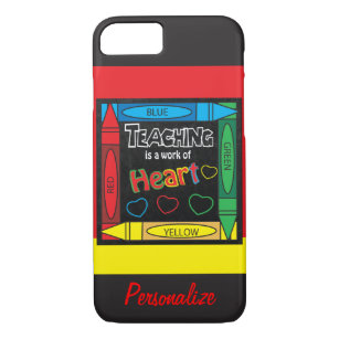 Teaching is a work of heART Case-Mate iPhone Case