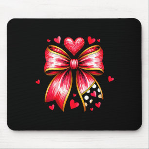 Teaching Is A Work Of Heart Pencil Bow Teacher Val Mouse Pad