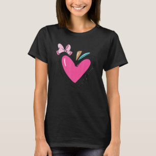 Teaching is my Valentine Pink Heart Love Inspire T-Shirt