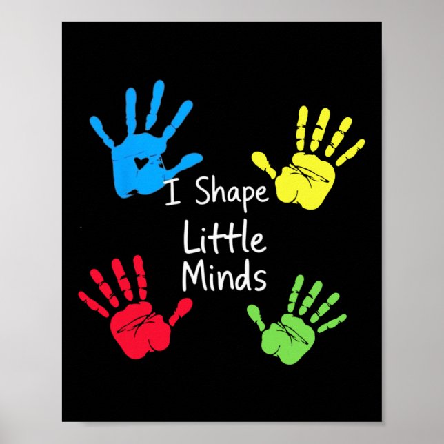 Teaching Little Minds Teacher Appreciation Back To Poster (Front)
