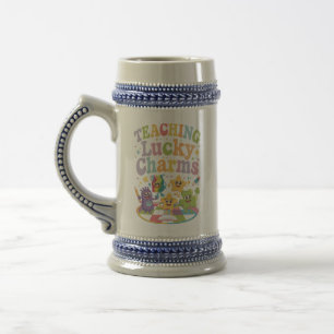 Teaching Lucky Charms Teacher St Patricks Day Beer Stein