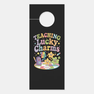 Teaching Lucky Charms Teacher St Patricks Day Door Hanger