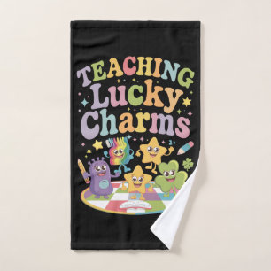 Teaching Lucky Charms Teacher St Patricks Day Hand Towel