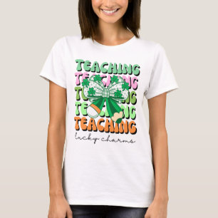 Teaching Lucky Charms Teacher St Patricks T-Shirt. T-Shirt