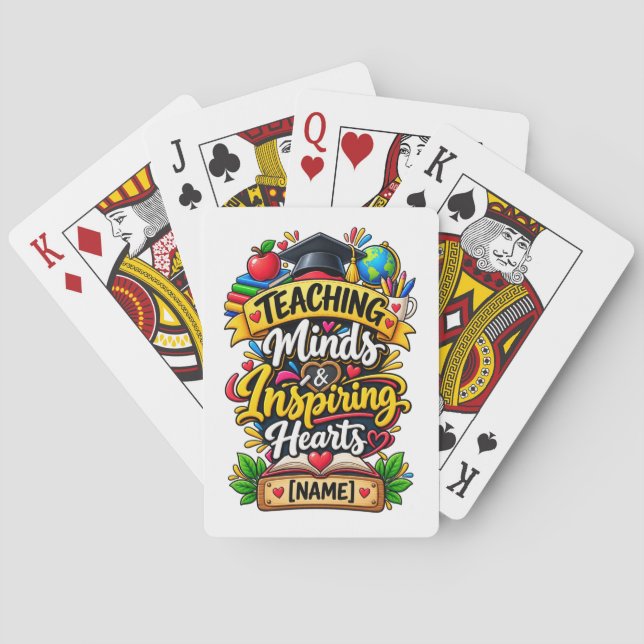 Teaching Minds & Inspiring Hearts Playing Cards (Back)