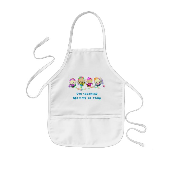 Teaching Mummy to Cook Kids Apron (Front)
