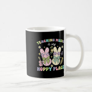 Teaching Music Hoppy Place Bunny Easter Days Resur Coffee Mug