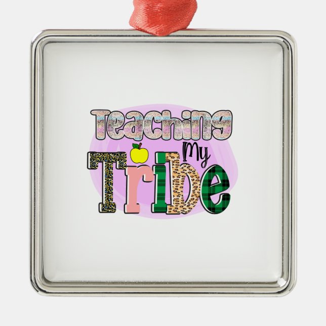 Teaching My Tribe Metal Tree Decoration (Front)
