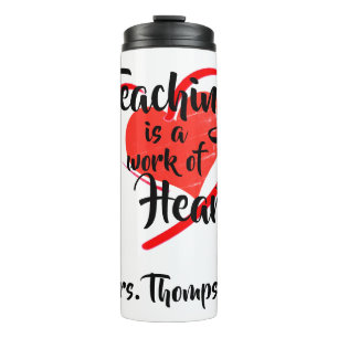 Teaching personalised thermal tumbler