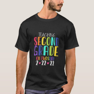 Teaching Second Grade On Twosday February 22Nd Leo T-Shirt