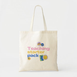 Teaching starter pack tote bag