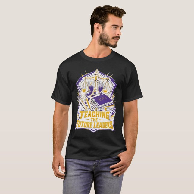Teaching the future leaders, school  T-Shirt (Front Full)