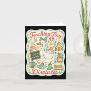 Teaching Tiny Disciples Christian Bible Teacher Go Card