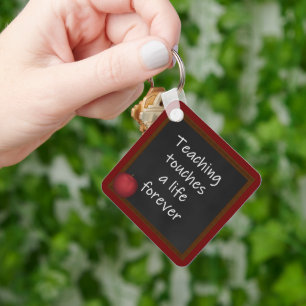 Teaching Touches A Life Forever Personalised Key Ring