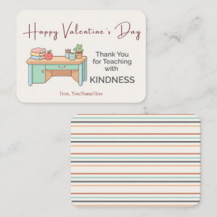 Teaching with Kindness – Teacher Valentine Card