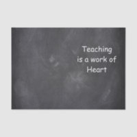 Teaching Work Heart Chalkboard Design Gift Idea