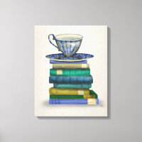 Teacup and Books