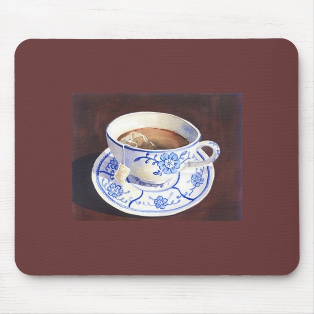 Teacup and Saucer Mouse Pad (Front)