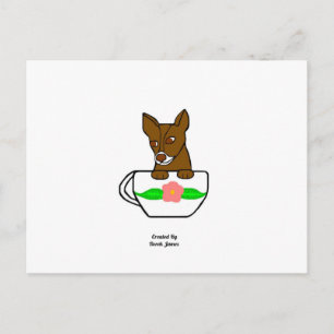 Teacup Chihuahua Postcard