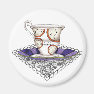 Teacup Clocks Magnet