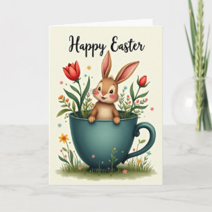 Teacup Creature Springtime Joy Card