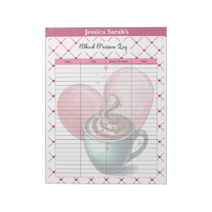 Teacup Cuties_Blood Pressure Log Notepad