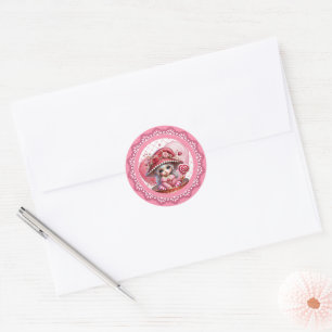 Teacup Cuties Classic Round Sticker