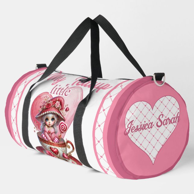 Teacup Cuties Duffle Bag (Left Corner)