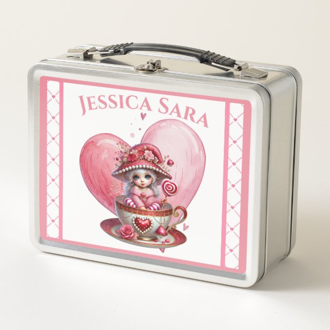 Teacup Cuties Metal Lunch Box (Front)