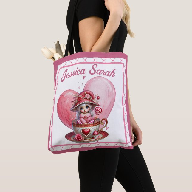 Teacup Cuties Tote Bag (Close Up)