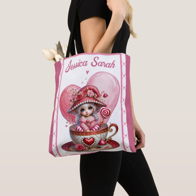 Teacup Cuties Tote Bag (Close Up)