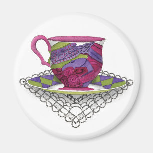 Teacup Hats Magnet