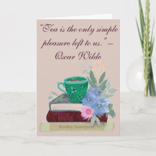 Teacup Joy Folded Greeting Card
