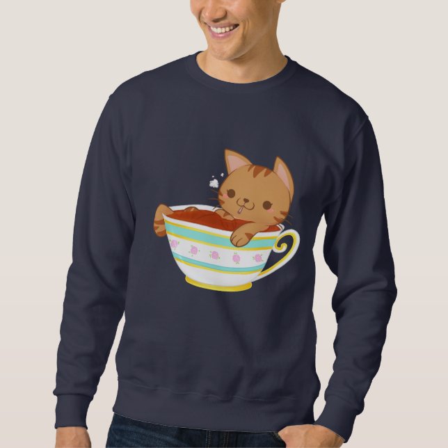 Teacup Kitty sweater (Front)