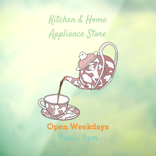 Teacup set cartoon illustration (Sheet 3)
