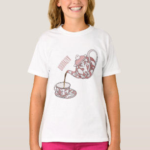 Teacup set cartoon illustration  T-Shirt