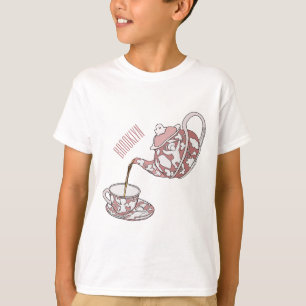 Teacup set cartoon illustration T-Shirt