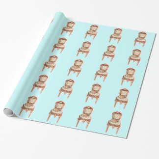 Teacup & Victorian Chair Wrapping Paper