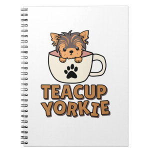 Teacup Yorkie puppy Notebook