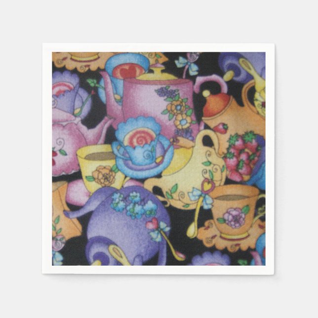 Teacups and Teapots Napkin (Front)