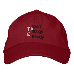 TEA'd Embroidered Hat