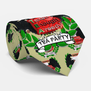 TEA'd Tea Party-Taxed Enough Already Tie