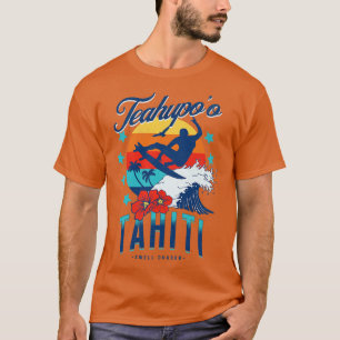 Teahupoo Tahiti Big Wave Surfing 4 T-Shirt