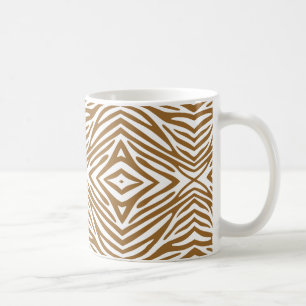 Teak Neutral Zebra Coffee Mug